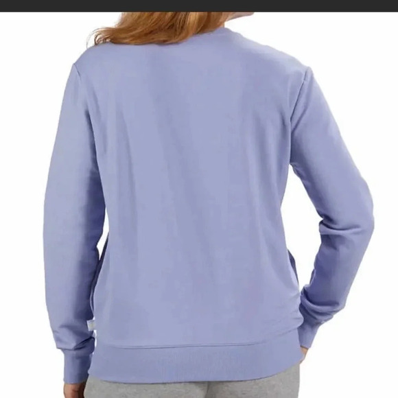 FILA Ladies' French Terry Crewneck XXL Purple Lavender Sweatshirt - Picture 4 of 5
